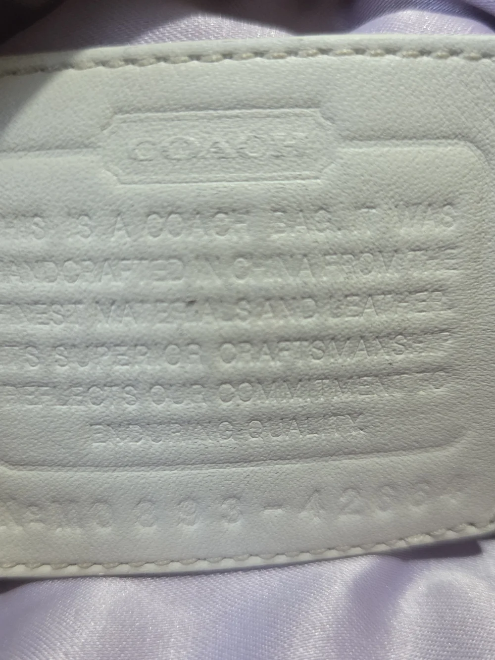 Coach Cream and Beige Cricket Signature Crossbody with Gold Turnlock